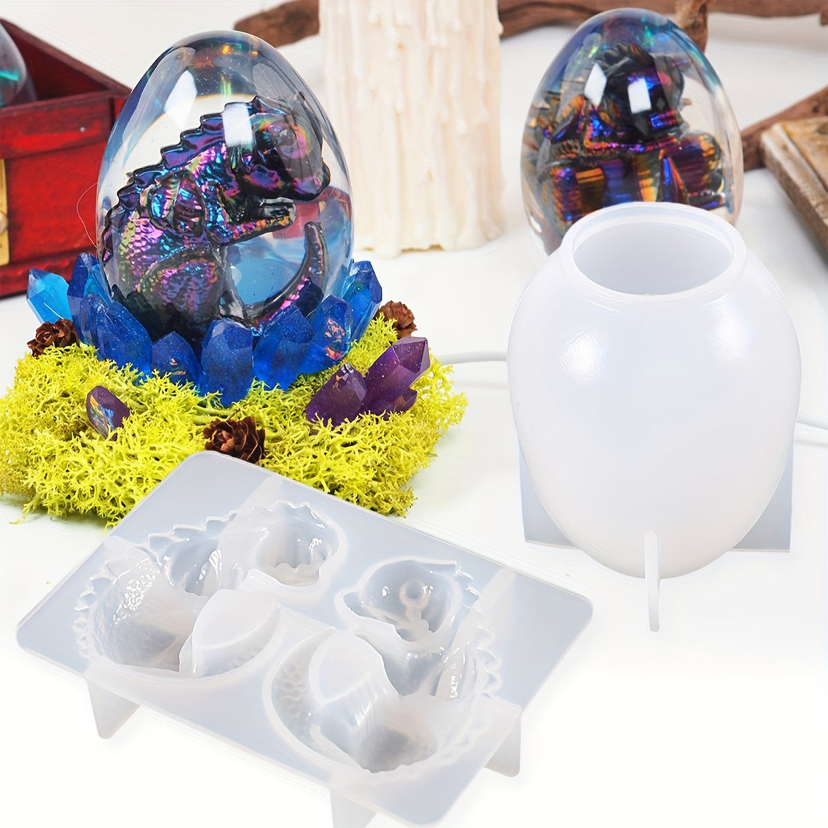 Candle Making Kits - Moldes de silicona para huevos de