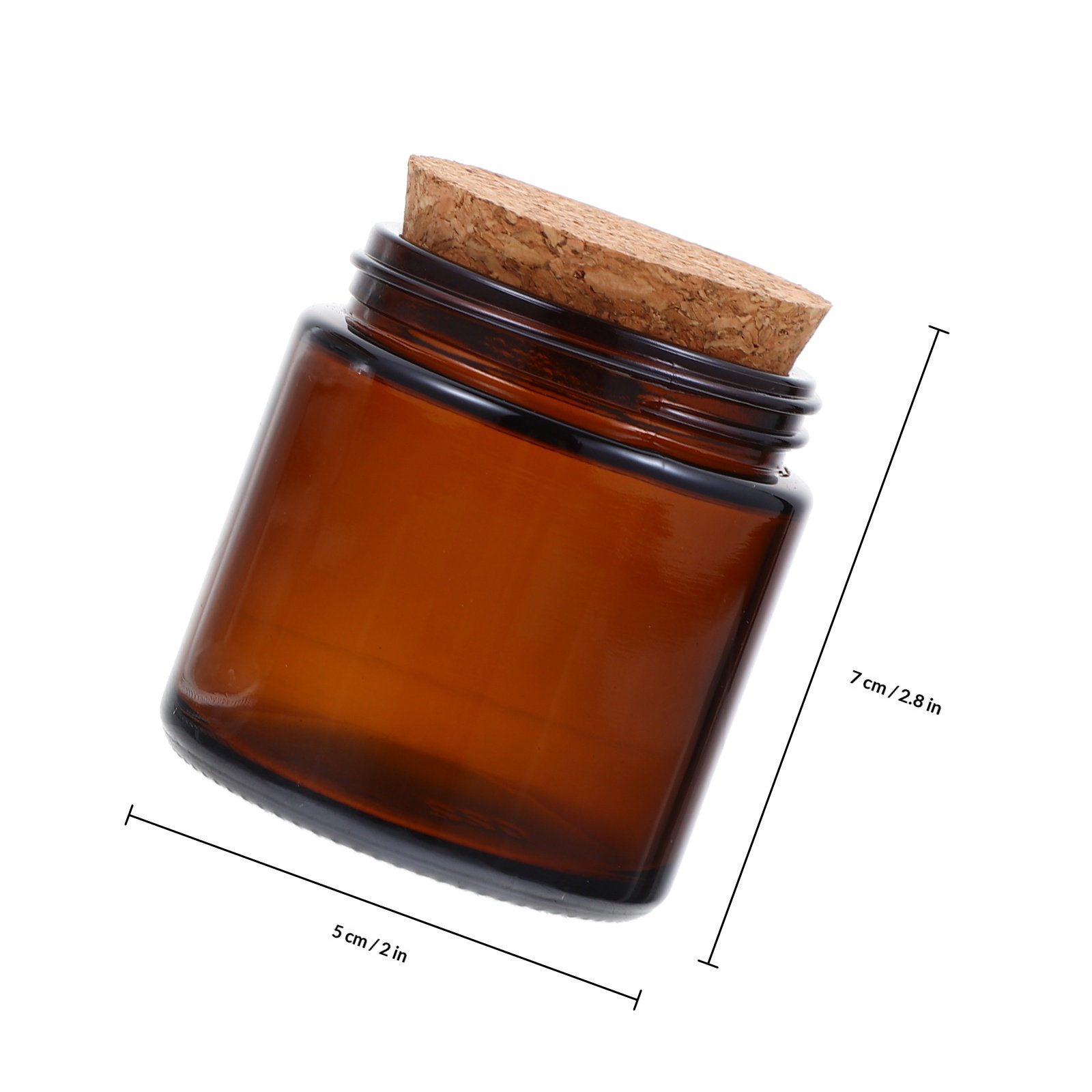 4 frascos de vidrio grueso con - Candle Making Jars With Lids reseña y precio