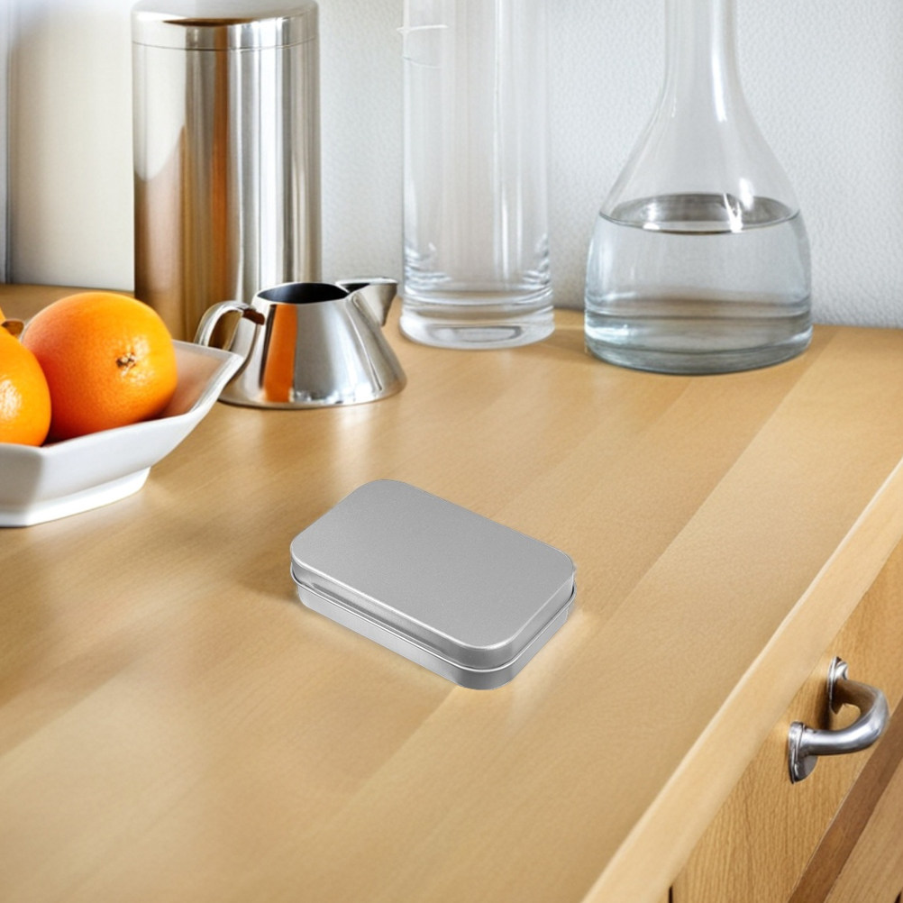 3 unidades de cajas metálicas  - Tin Container Lid reseña y precio