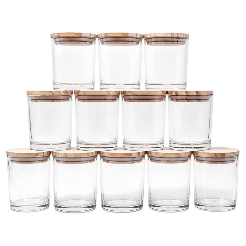 ABRU: 12 recipientes vacíos de - Candle Making Jars With Lids reseña y precio