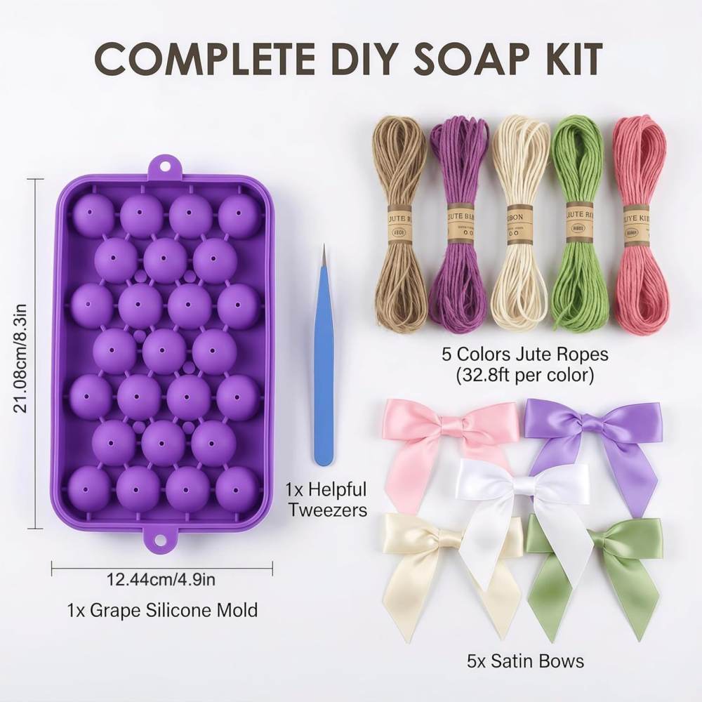 Molde de silicona 3D para jabó - Candle Making Kits reseña y precio