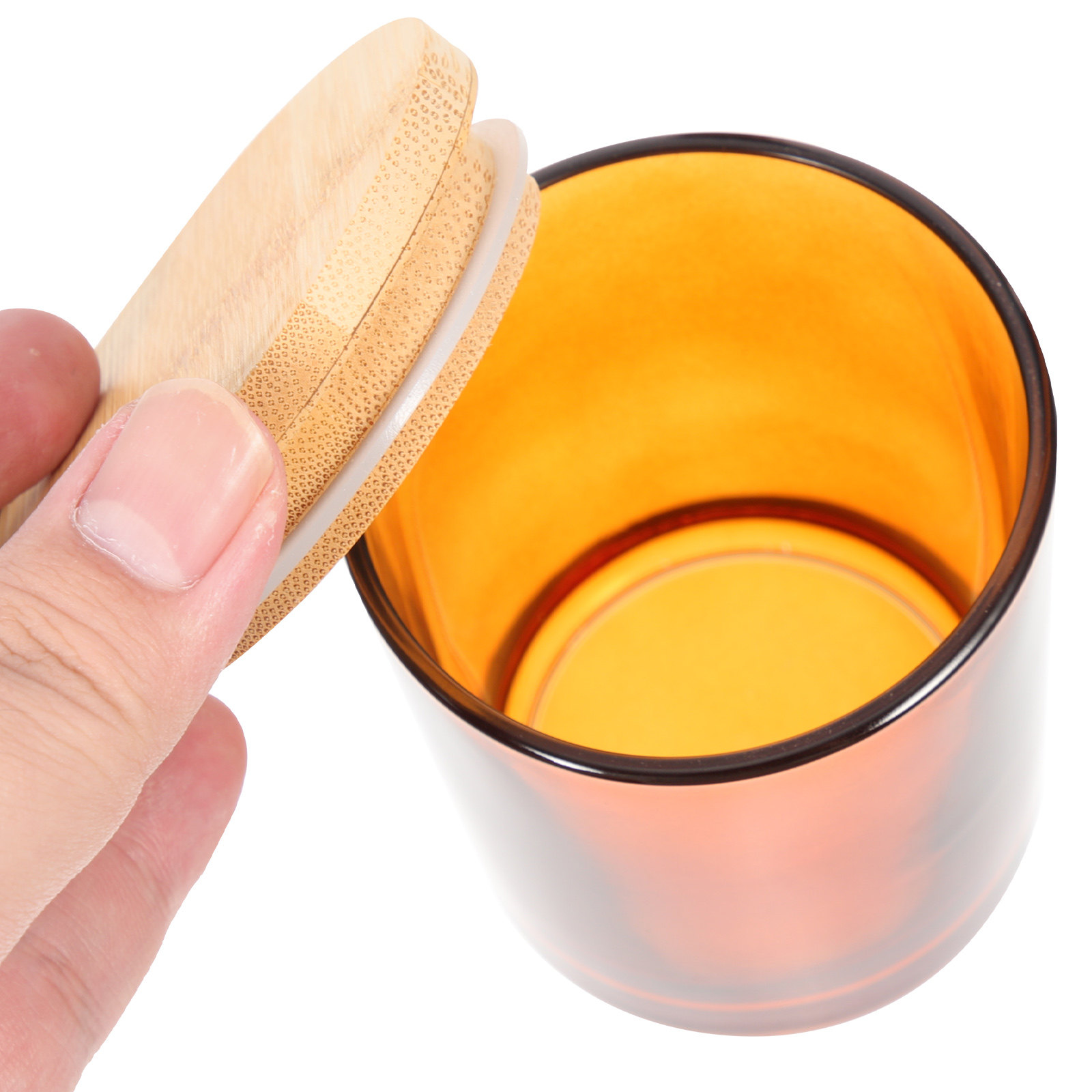 Juego de 4 recipientes de vidr - Candle Making Jars With Lids reseña y precio